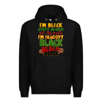 Black juneteenth im black every month Premium Hoodie - LillyAllenDesigns