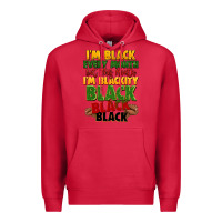 Cardinal juneteenth im black every month Premium Hoodie - LillyAllenDesigns