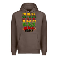 Coffee juneteenth im black every month Premium Hoodie - LillyAllenDesigns