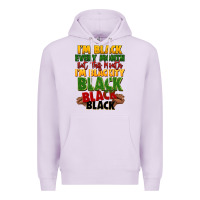 Lilac juneteenth im black every month Premium Hoodie - LillyAllenDesigns