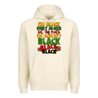 Sandshell juneteenth im black every month Premium Hoodie - LillyAllenDesigns