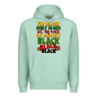 Seafoam juneteenth im black every month Premium Hoodie - LillyAllenDesigns