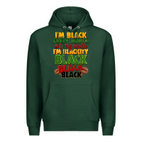 Sports Green juneteenth im black every month Premium Hoodie - LillyAllenDesigns