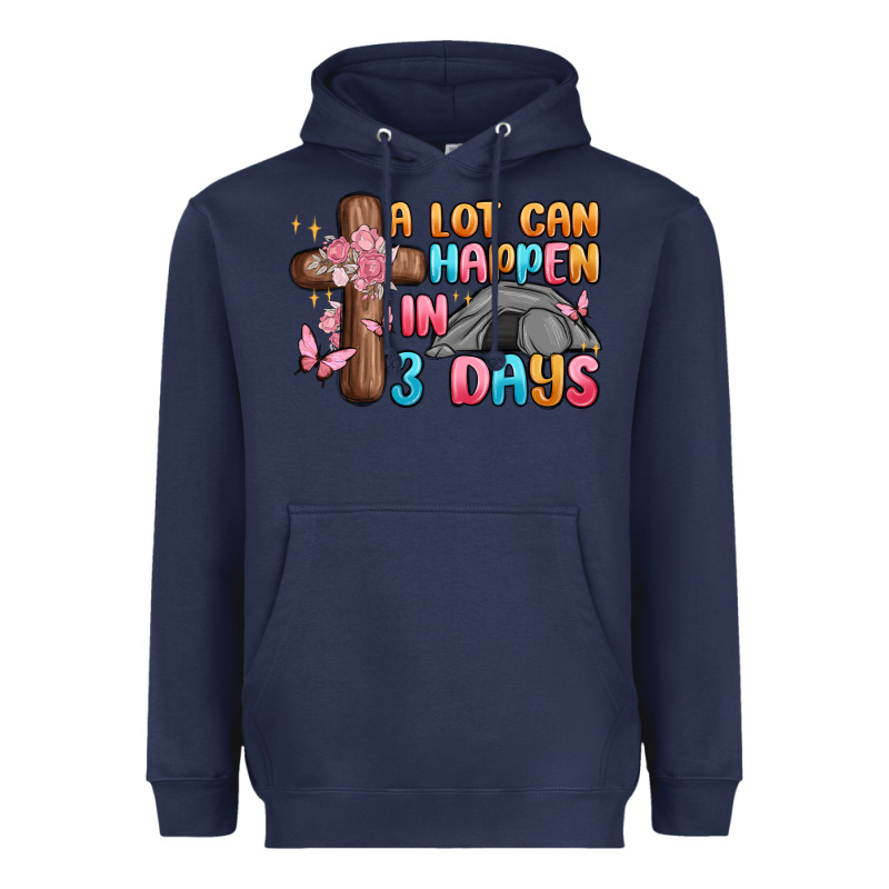 A Lot Can Happen In 3 Days Heavyweight Hoodie by MaliasSmallBusiness | Teevron