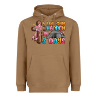 Toasted Coconut a lot can happen in 3 days Heavyweight Hoodie - MaliasSmallBusiness