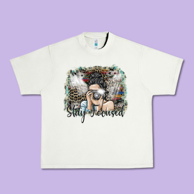 Stay Focused Urban Heavy Tee Designed By Sublimationcraftshop
