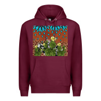 Burgundy cactus gemstone Premium Hoodie - AdoDesignShop