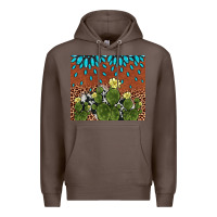Coffee cactus gemstone Premium Hoodie - AdoDesignShop