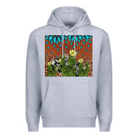 Heather Grey cactus gemstone Premium Hoodie - AdoDesignShop