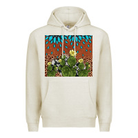 Oatmeal Heather cactus gemstone Premium Hoodie - AdoDesignShop