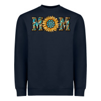 Navy sunflower mom Heavyweight Sweatshirt - RanaPortraitStore