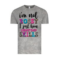 Cloud Rock ı'm not bossy ı just have leadership skills Vintage Tee - FaDigitalArtStudio