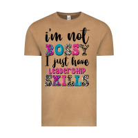 Vintage Camel ı'm not bossy ı just have leadership skills Vintage Tee - FaDigitalArtStudio