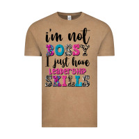 Vintage Coffee ı'm not bossy ı just have leadership skills Vintage Tee - FaDigitalArtStudio