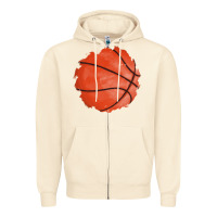 Sandshell basketball patch Zipper Hoodie - AdoDesignShop