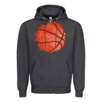 Smoke basketball patch Zipper Hoodie - AdoDesignShop