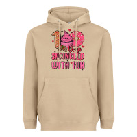 Mushroom 100 days sprinkled with fun Heavyweight Hoodie - MaliasSmallBusiness