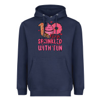 Navy 100 days sprinkled with fun Heavyweight Hoodie - MaliasSmallBusiness