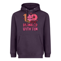 Plum 100 days sprinkled with fun Heavyweight Hoodie - MaliasSmallBusiness