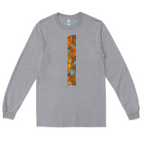 Heather Grey fall leaf Long Sleeve Tee - BundleAndBundleShop