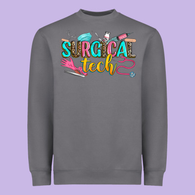 Surgical Tech Heavyweight Sweatshirt Designed By Zillion Design Studio
