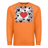 Carrot valentine's day hearts Premium Sweatshirt - MaliasSmallBusiness