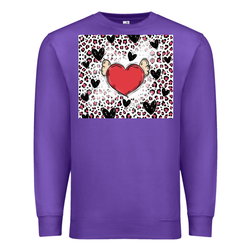 Valentine's Day Hearts Premium Sweatshirt by MaliasSmallBusiness | Teevron