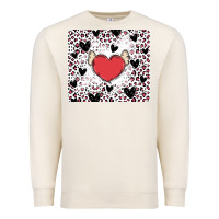 Sandshell valentine's day hearts Premium Sweatshirt - MaliasSmallBusiness