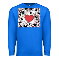 True Royal valentine's day hearts Premium Sweatshirt - MaliasSmallBusiness