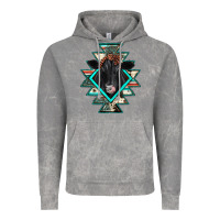 Cloud Rock black angus cowhide aztec Vintage Hoodie - JahusDesignShop