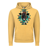Vintage Mustard black angus cowhide aztec Vintage Hoodie - JahusDesignShop