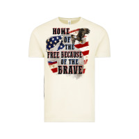 Vintage Arctic Home of the free because of the brave 4th of july Vintage Tee - CowGirlArtShop