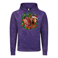 Merry Christmas Brahman Bull Vintage Hoodie | Teevron
