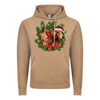 Vintage Coffee merry Christmas brahman bull Vintage Hoodie - RanaPortraitStore