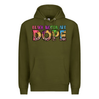 Army Green black women are dope Premium Hoodie - LillyAllenDesigns