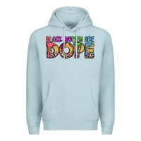 Blue Mist black women are dope Premium Hoodie - LillyAllenDesigns