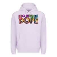 Lilac black women are dope Premium Hoodie - LillyAllenDesigns