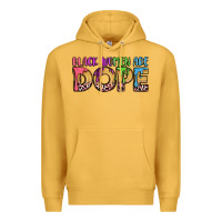 Mustard black women are dope Premium Hoodie - LillyAllenDesigns