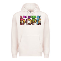 Pale Pink black women are dope Premium Hoodie - LillyAllenDesigns