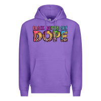 Purple black women are dope Premium Hoodie - LillyAllenDesigns