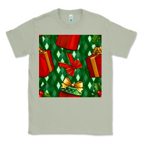 Matcha christmas surprise gift box seamless pattern Classic Tee - BundleAndBundleShop