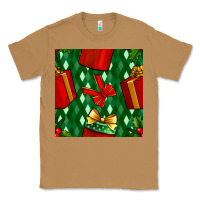Toasted Coconut christmas surprise gift box seamless pattern Classic Tee - BundleAndBundleShop