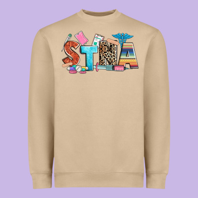 Stna Heavyweight Sweatshirt Designed By Zillion Design Studio