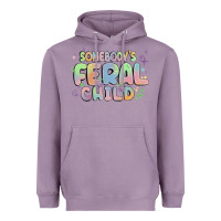 Lavender somebody's feral child Heavyweight Hoodie - MaliasSmallBusiness