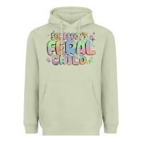 Matcha somebody's feral child Heavyweight Hoodie - MaliasSmallBusiness