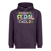 Plum somebody's feral child Heavyweight Hoodie - MaliasSmallBusiness