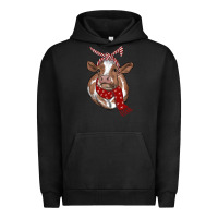 Pigment Black christmas scarf heifer Urban Hoodie - RanaPortraitStore