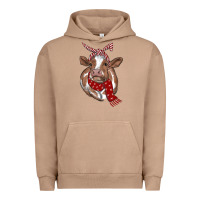 Pigment Burro christmas scarf heifer Urban Hoodie - RanaPortraitStore