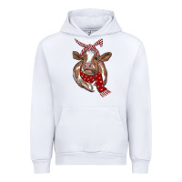 White christmas scarf heifer Urban Hoodie - RanaPortraitStore