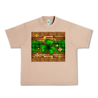 Burro St. Patrick's Day shamrock leopard Urban Heavy Tee - Neo Western